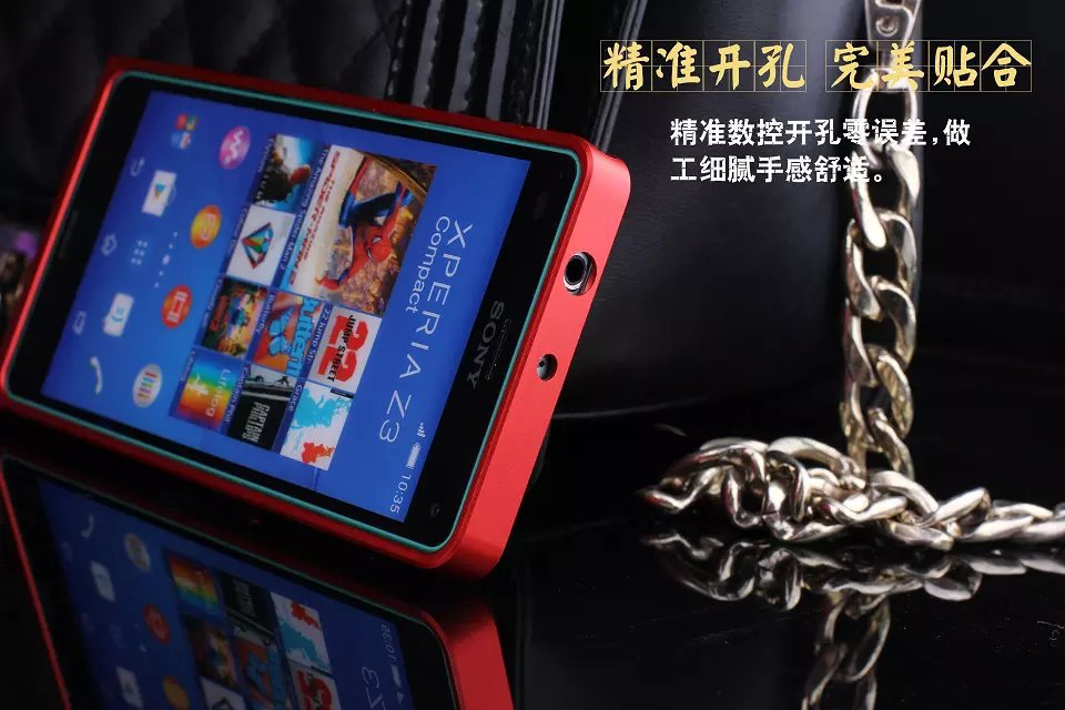 索尼z3mini 弧底锁螺丝边框