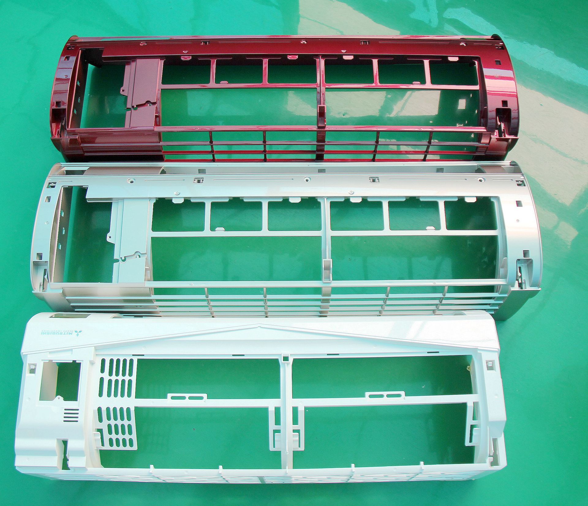 高光,格力空调,成型注塑,金色,银色