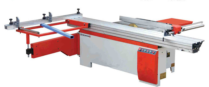 木工机械 mj6128y裁板锯 圆柱导轨 纯铝合金精密推台锯