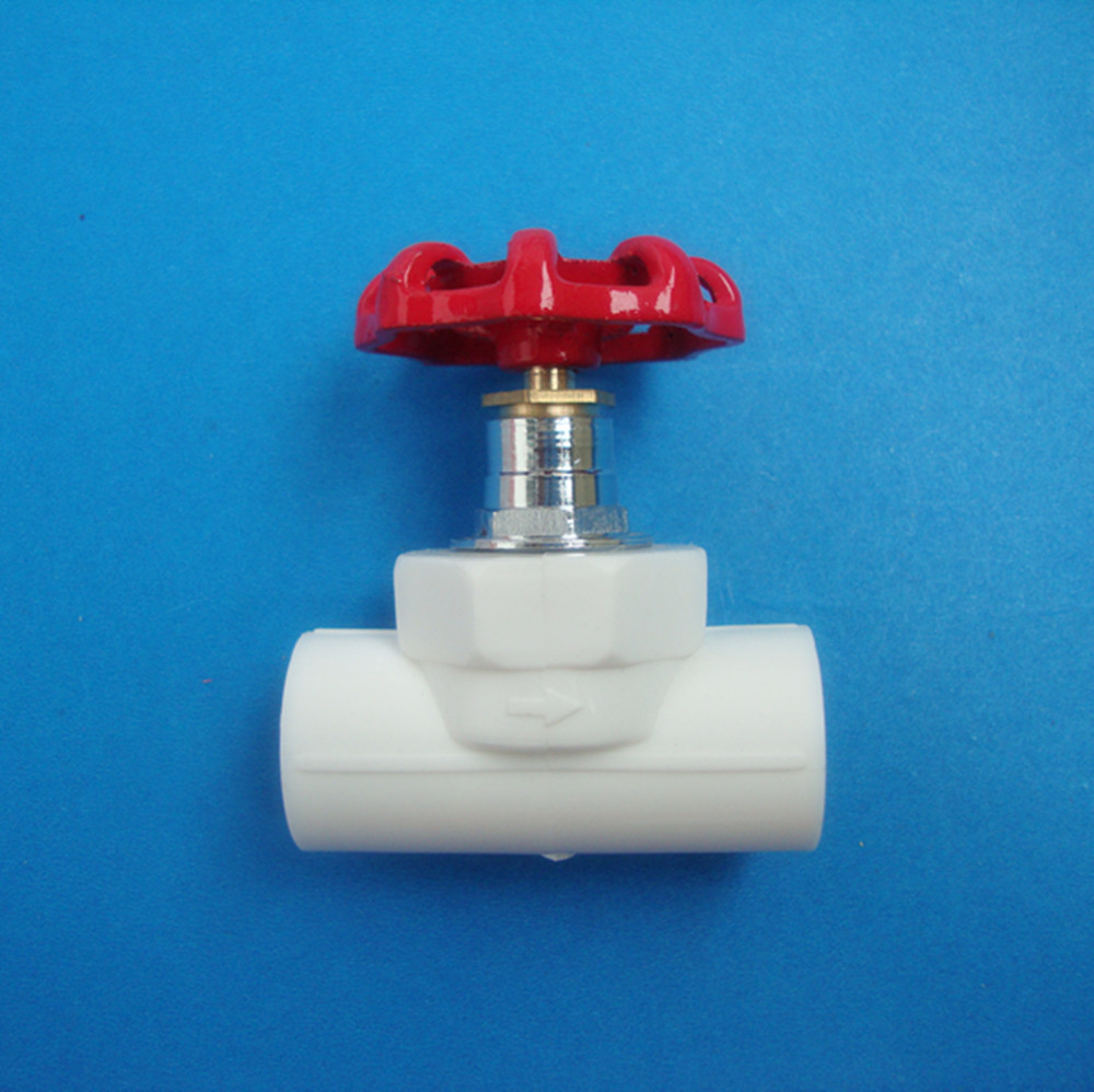 厂家直供  上海日丰管道优质ppr升降式铜截止阀Φ20