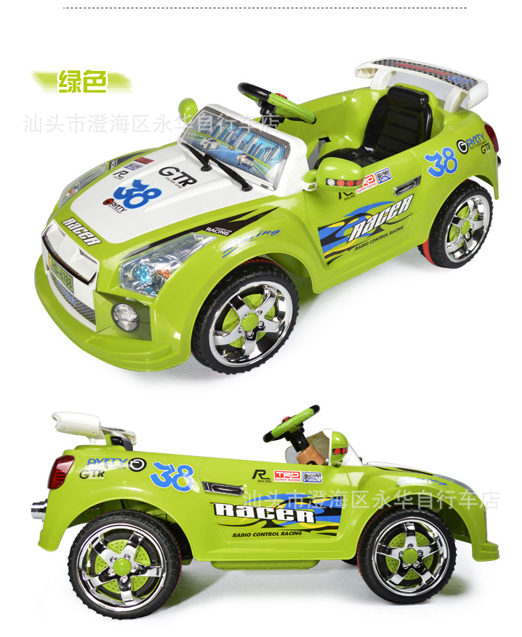 华达 童车hd6788 儿童电动车电动遥控汽车可坐现货批发四轮电瓶车