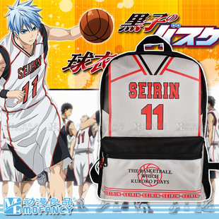 爆款正品特卖 动漫黑子的篮球11号球衣图案cos新潮学生双肩背书包