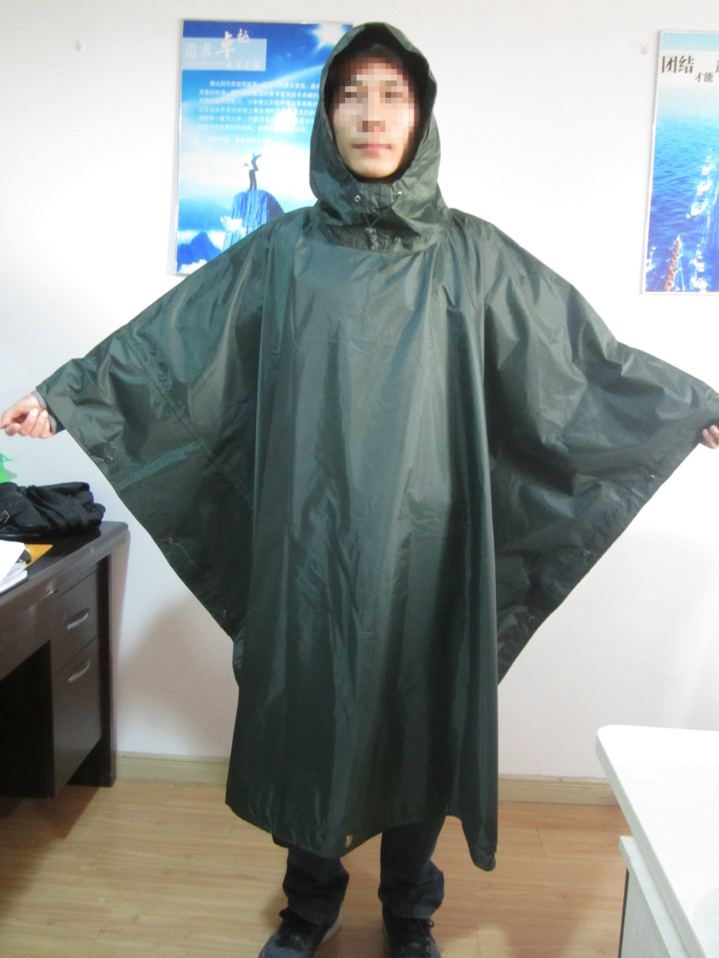 供应户外多用途雨衣 轻便式雨衣 风衣式雨衣图片_3