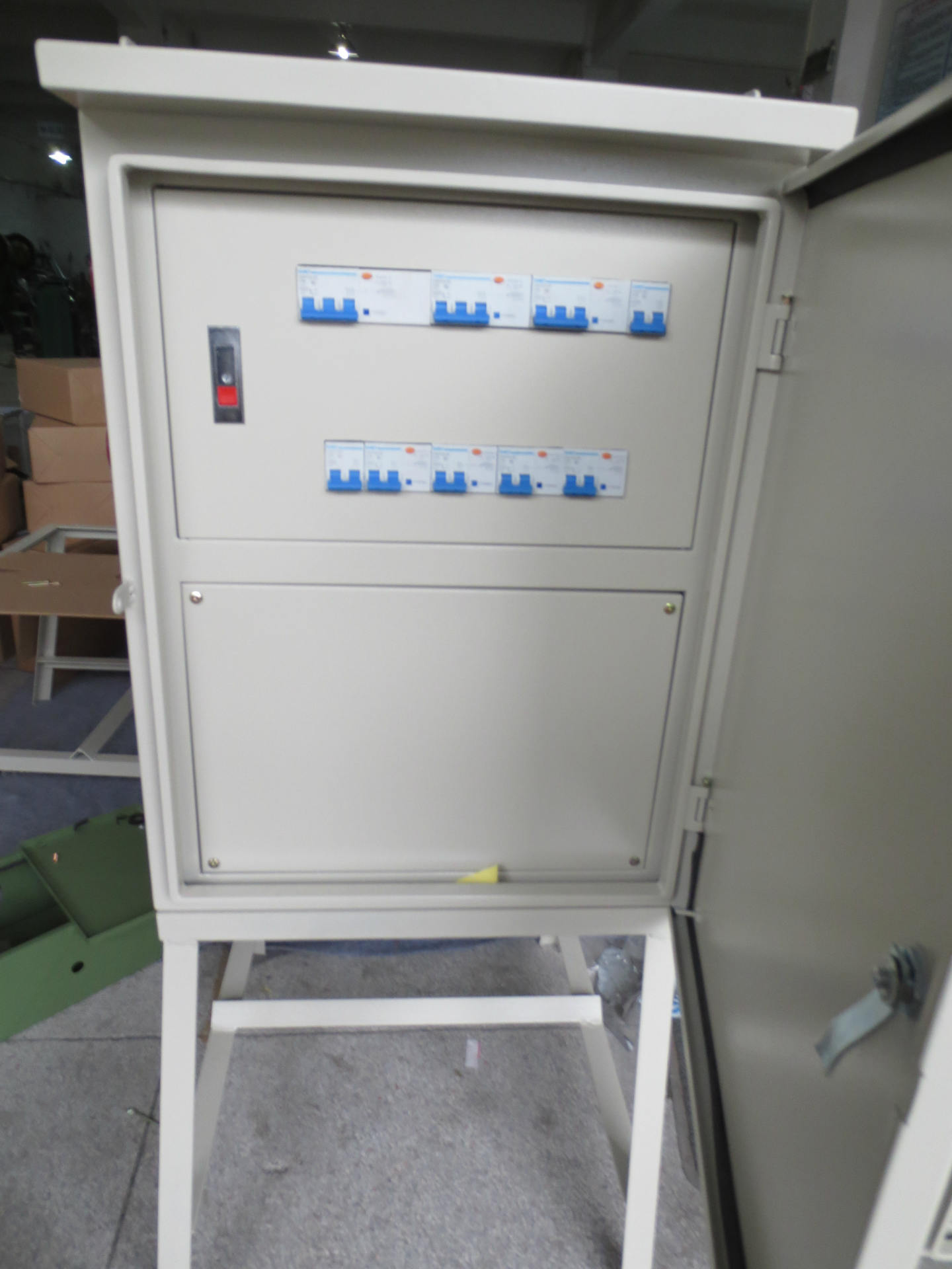 户外落地成套配电箱带架工地箱