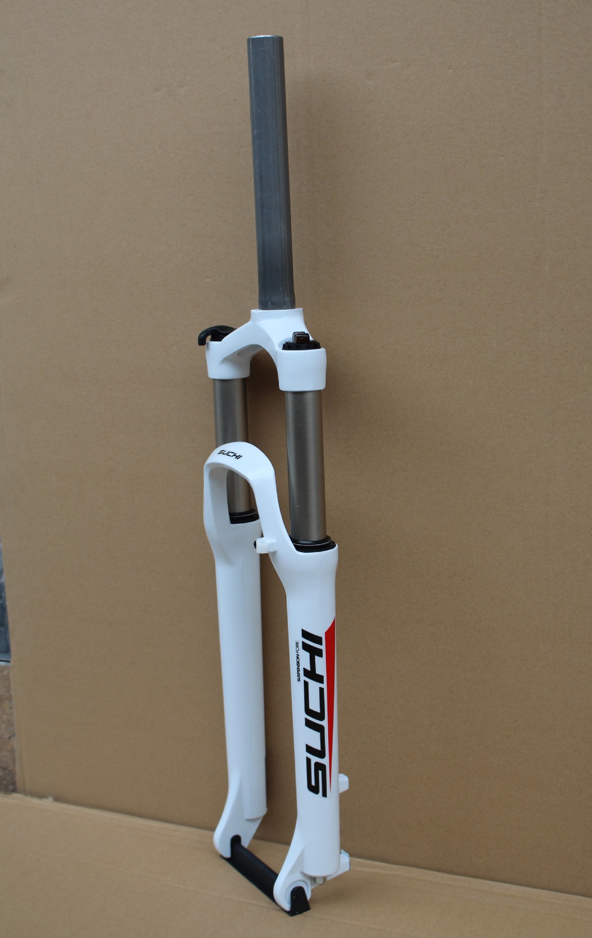 前叉升级速驰/suchi山地车避震前叉/自行车铝合金锁死前叉 5色选