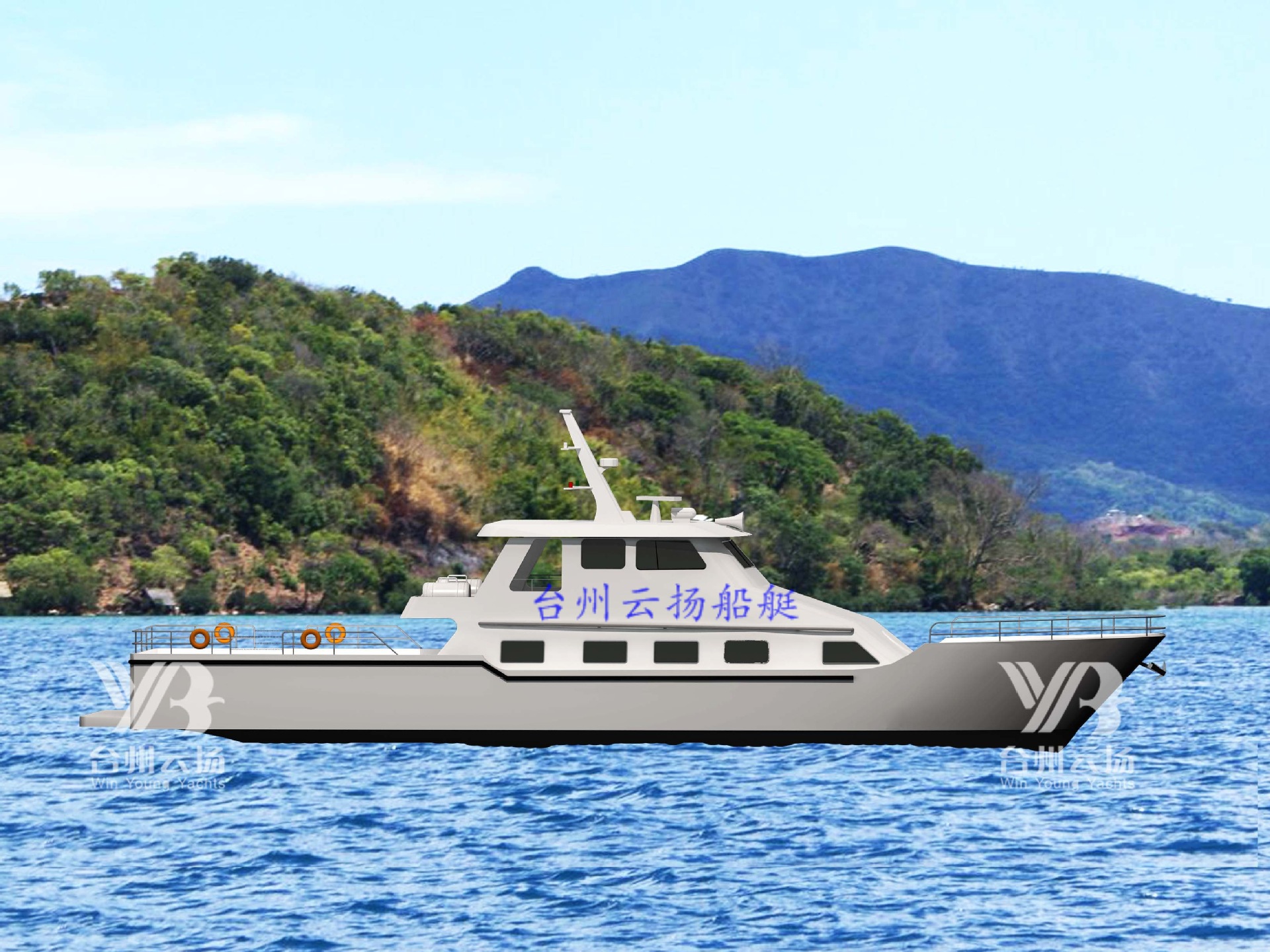 船舶-25米工作艇-船舶尽在阿里巴巴-台州市云扬船艇制造有限公司