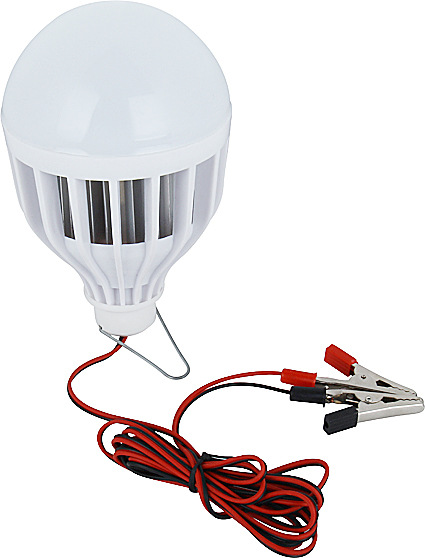 批发led灯泡 低压太阳能节能 带线带夹子灯泡12v12w 高亮度长寿命