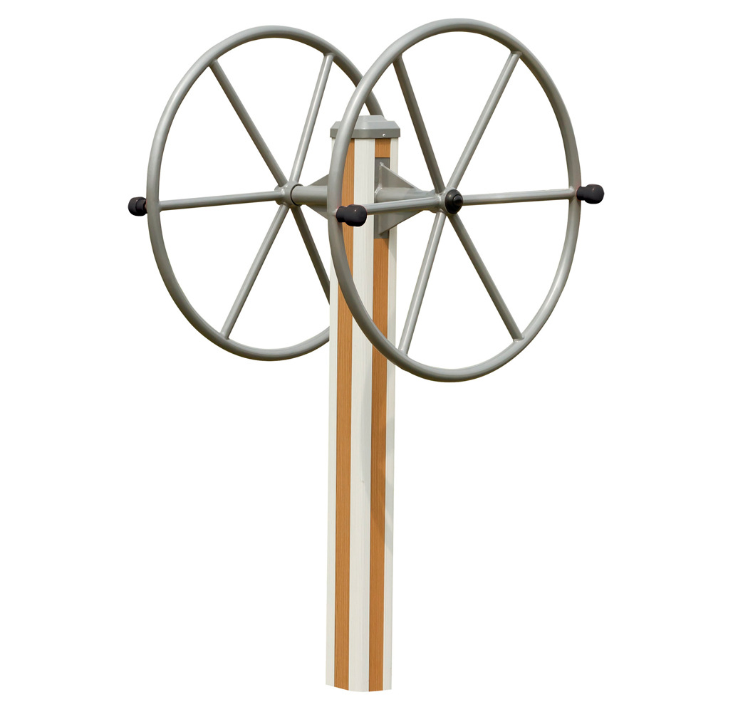 双位大转轮-健身器材健身路径安庆健身器材安庆室外健身