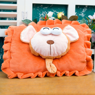 厂家直销 西可爱动物双插手可拆洗热水袋毛绒电暖袋