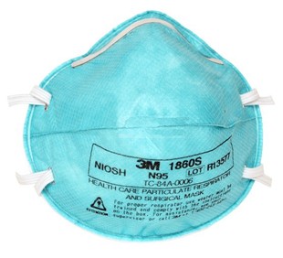 3m 1860s n95 医用防护口罩 儿童款 防病菌防流感防雾霾