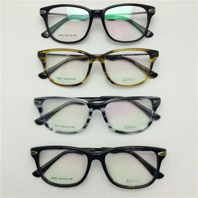 正品德尔惠复古时尚全框眼镜框 男女通用眼镜架6035