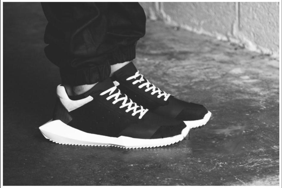 山本耀司2014新款y-3真皮低帮休闲鞋运动潮鞋y3系带黑白男鞋潮鞋