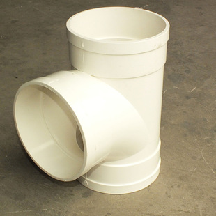 现货批发88°大弧度pvc三通y型三通排水管件耐高温耐腐蚀质量保证