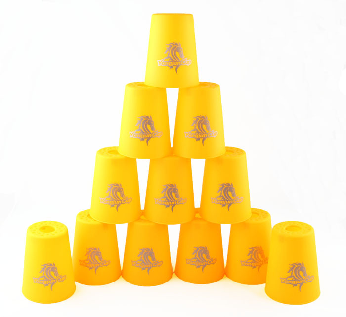 永骏飞叠杯 速叠杯 红黄绿蓝 梅粉 橘