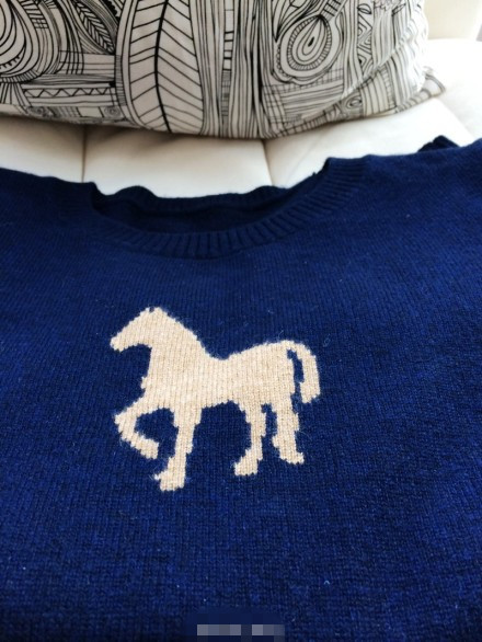 马头毛衣编织图案图片