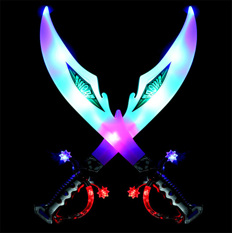 闪光音乐大刀 发光玩具 夜市儿童玩具 地摊货源批发 电动闪光玩具