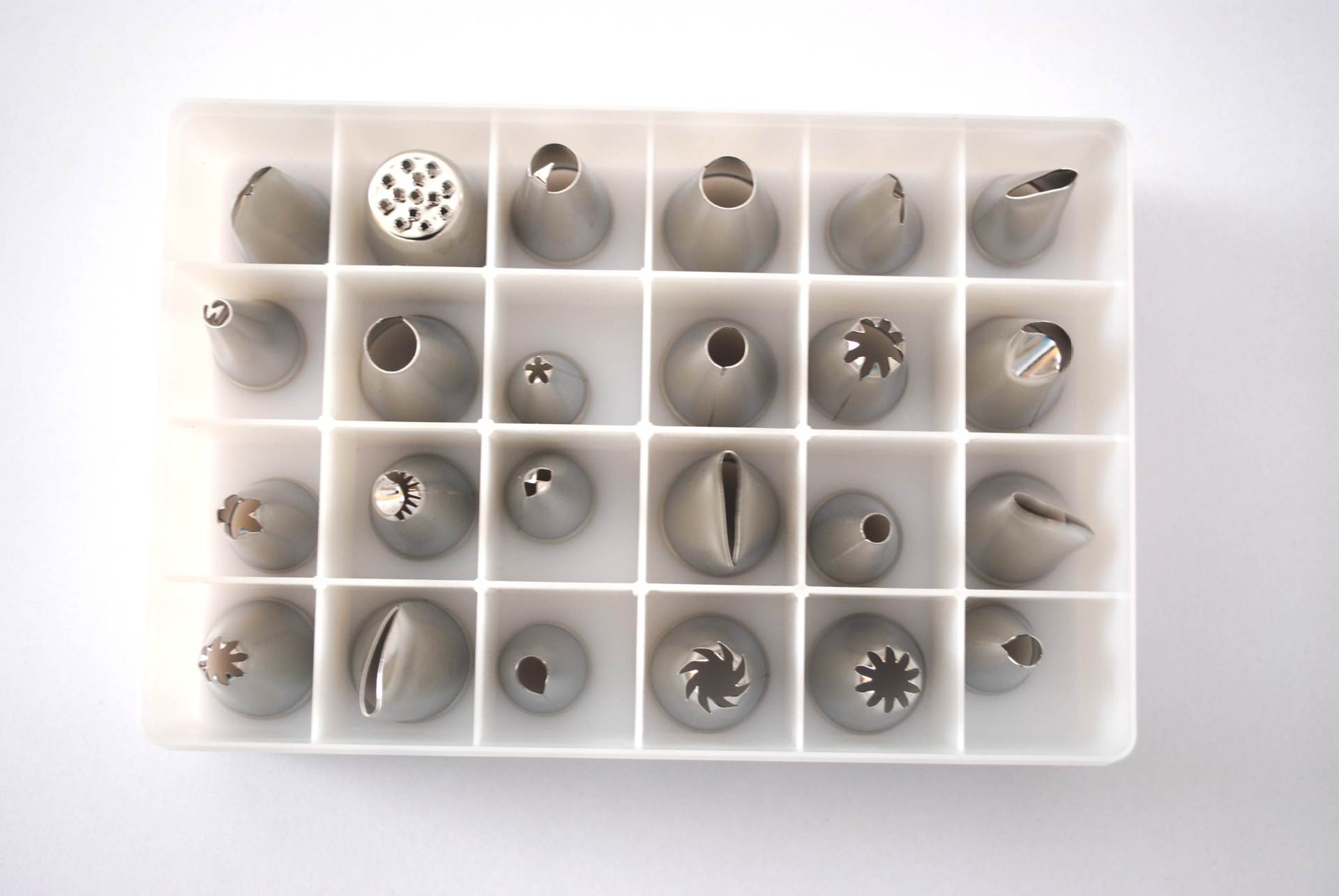 裱花嘴套装不锈钢裱花工具 裱花嘴24头盒装