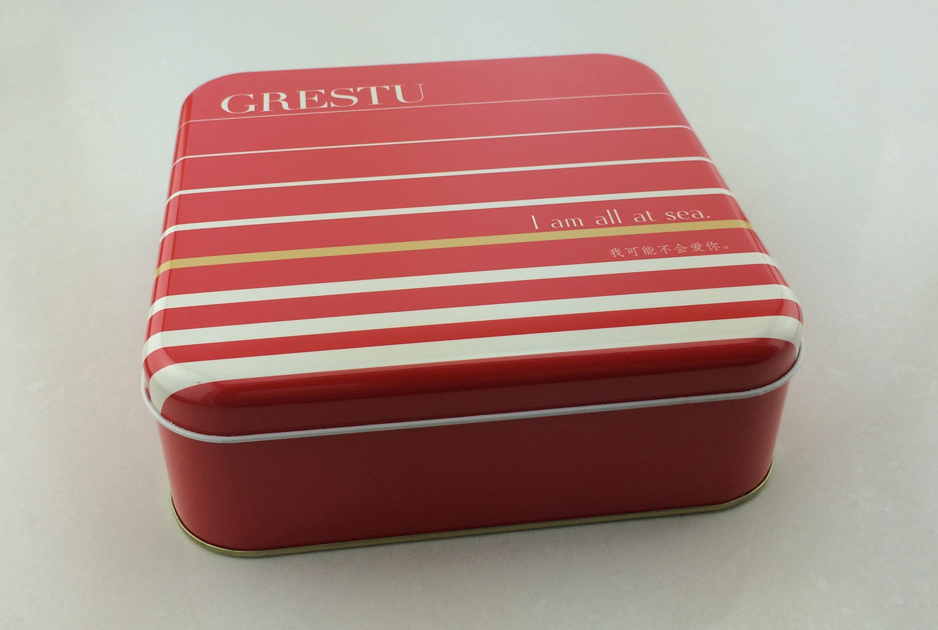 东莞厂家供应铁盒礼盒 马口铁包装礼盒 正方形高档中秋礼品铁盒