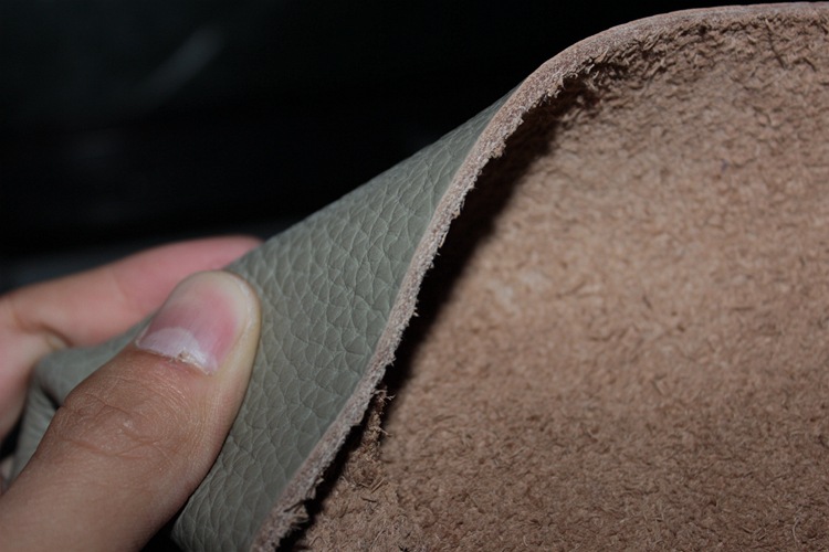 荔纹头层牛皮中荔枝纹头层牛皮压花头层厚牛皮厚箱包皮料