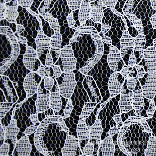 胜兴针织大量批发提花面料经编兰花手套花服装网料梦幻婚纱网眼布