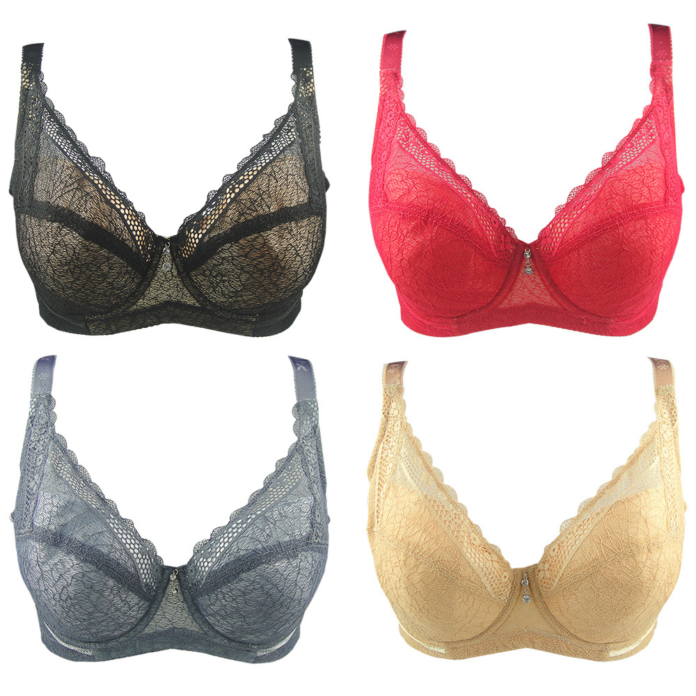 278品牌清仓 深v双钢圈调整型聚拢丰渡薄款文胸内衣 批发薄棉胸罩