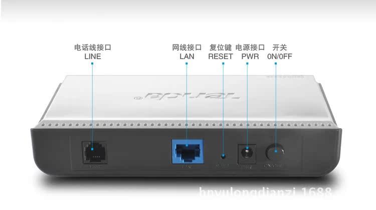 tenda/腾达d820b即插即用 adsl2 modem 宽带猫 电信猫以太网接口