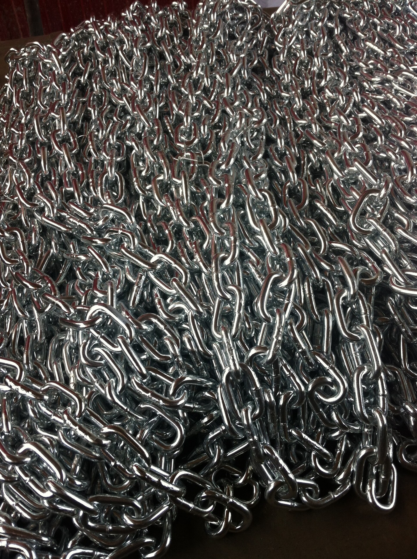 厂家直销供应12mm特殊尺寸镀锌焊接链条