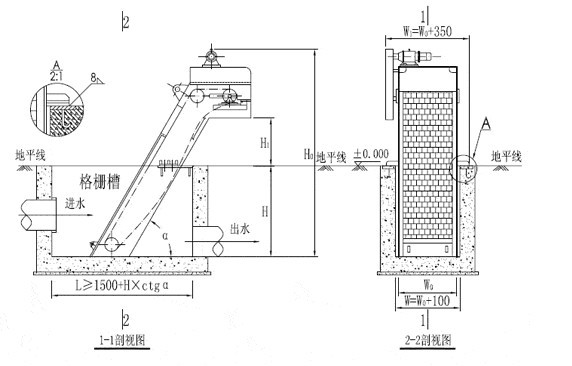 供应 污水处理设备|回转式机械格栅ymgs系列|格栅除污机