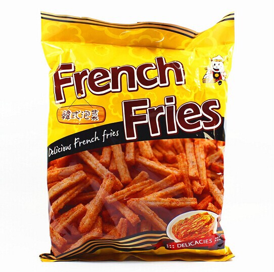 批发休闲食品马来西亚米虫french frise薯条胡椒口味 280g*12/包