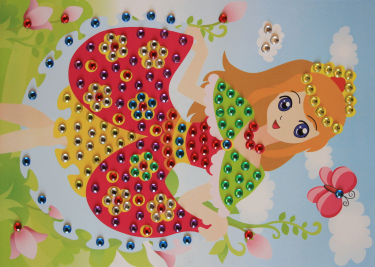 zsh系列 36款钻石画 闪亮钻石贴画 立体eva粘贴画 手工贴画批发