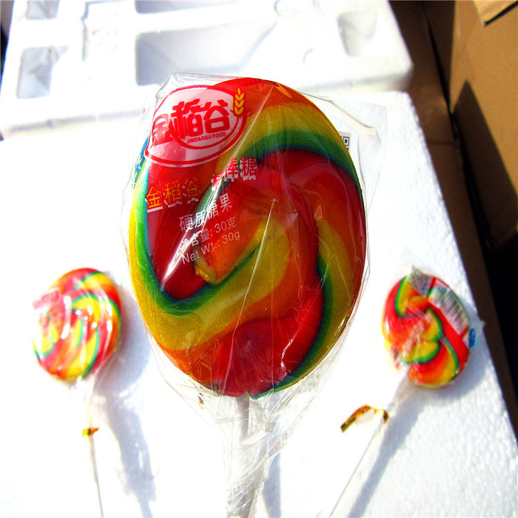 金稻谷 500g五彩棒棒糖 创意婚庆情人节礼物 女孩热爱零食 圣诞节