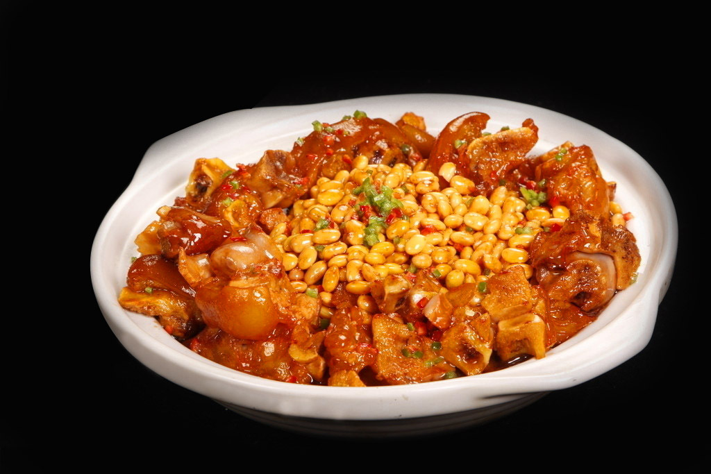 第二到菜黄豆焖田鸡