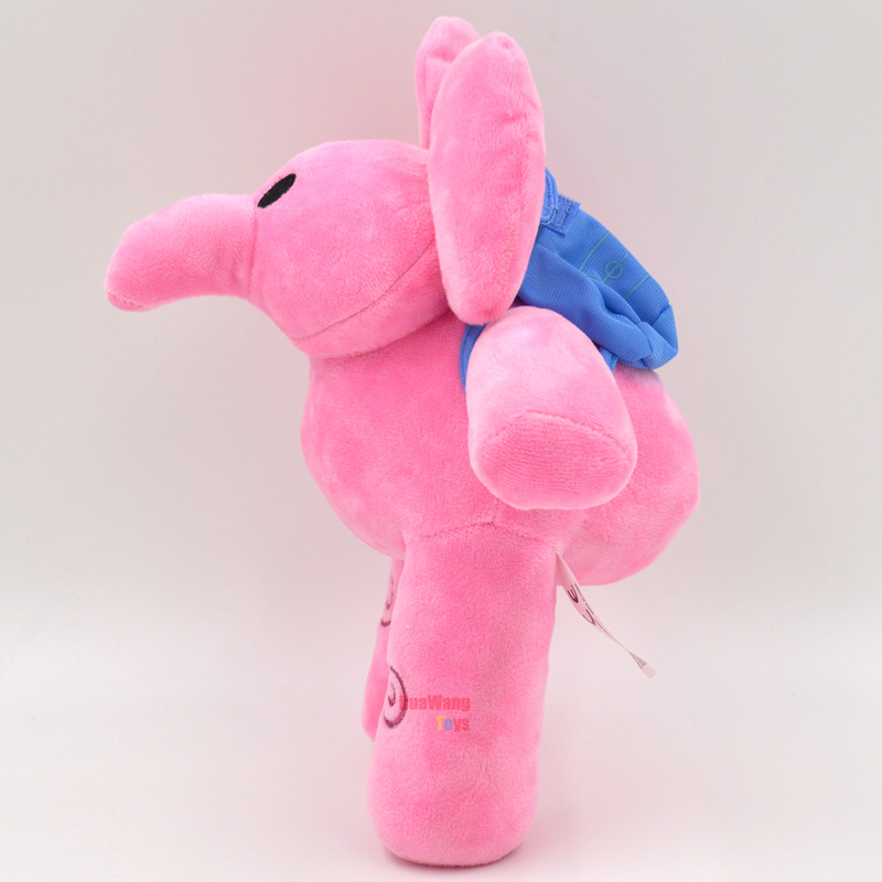 现货直销pocoyo 小p优优 elly艾丽大象 毛绒玩具公仔30cm