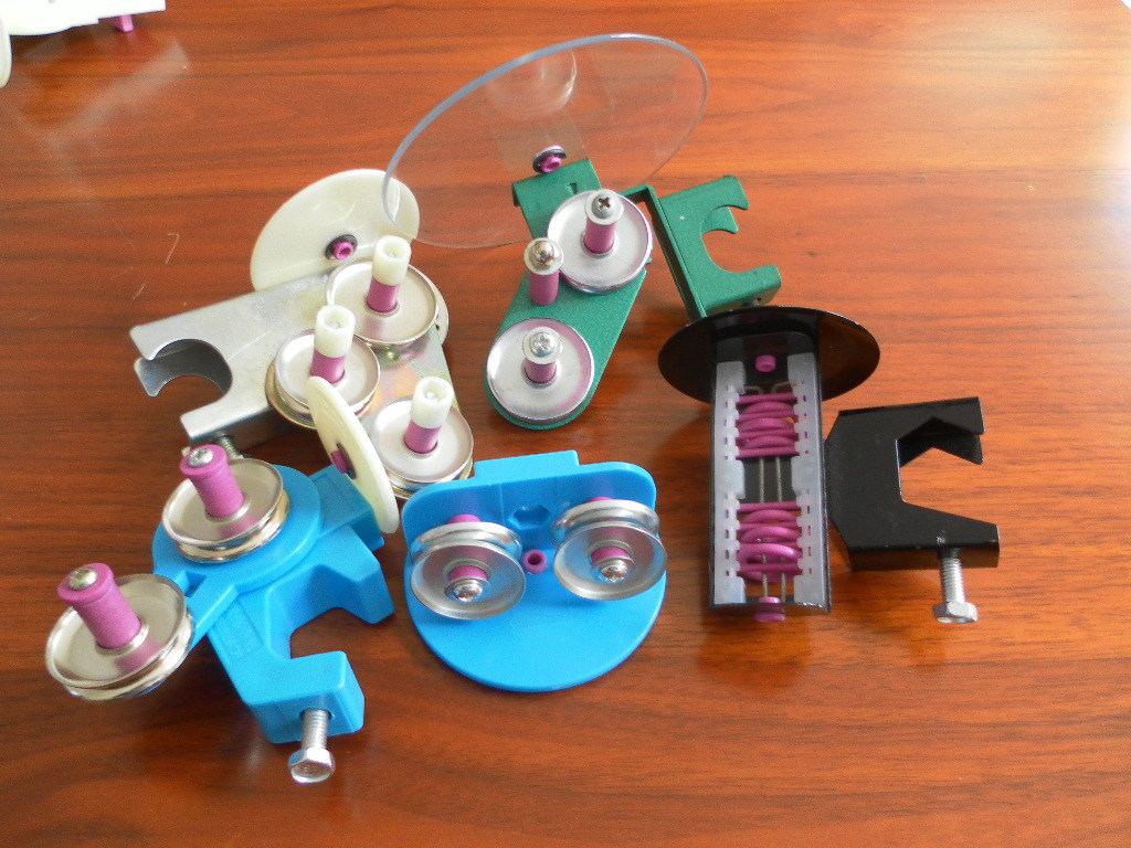 专业订制整经机纱架红外线断纱自停张力器13615168739