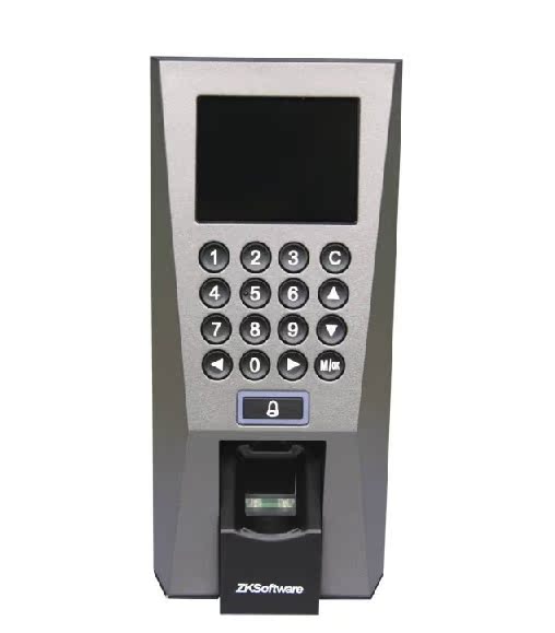 门禁系统中控彩屏指纹门禁一体机f18考勤门禁一体机门禁机