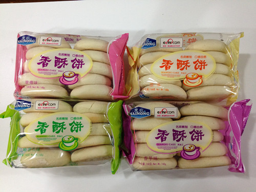 麦农香酥饼168g袋装 休闲食品糕点 营养早餐 办公室特色小零食