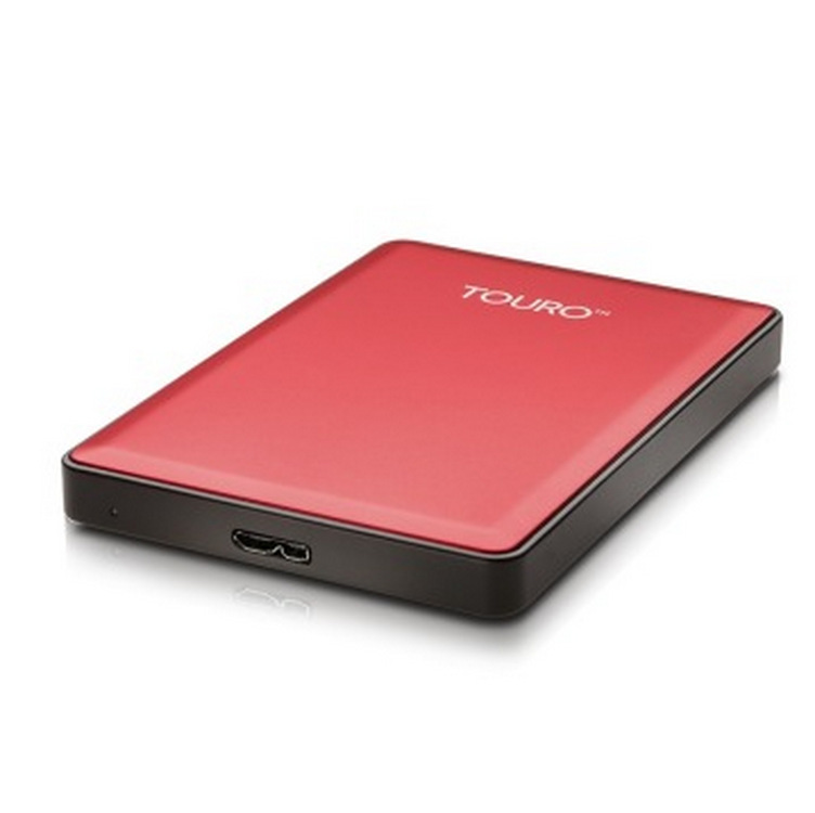 日立(hitachi)2.5英寸touro s 500g 7200转 移动硬盘 红色