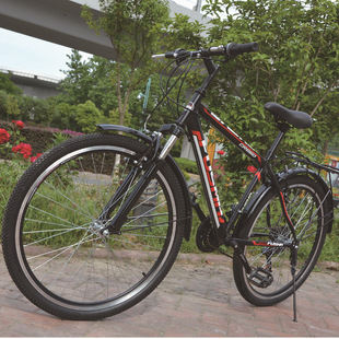 南京高品质赛冠牌碳钢山地车 现货自行车批发供应 品质保障