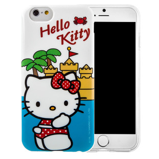 iphone6手机套超薄硅胶hello kitty 道瑞动感凯蒂猫苹果6软后盖壳