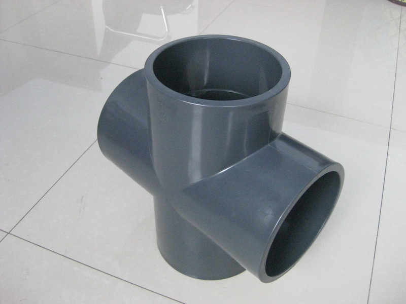 pvc四通 江苏灰色upvc四通厂家低价直销