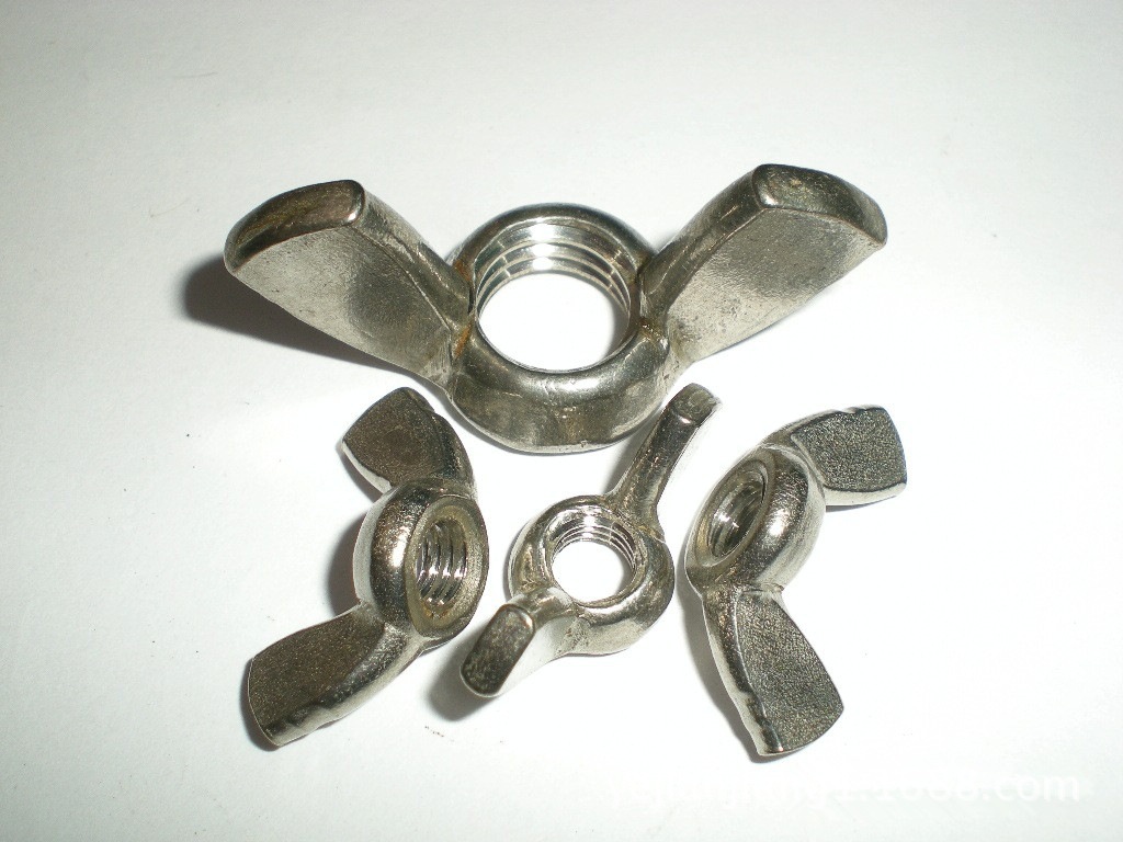 批发不锈钢丶中碳钢蝶形螺母,元宝螺母,蝴蝶螺母现货出售厂家直销
