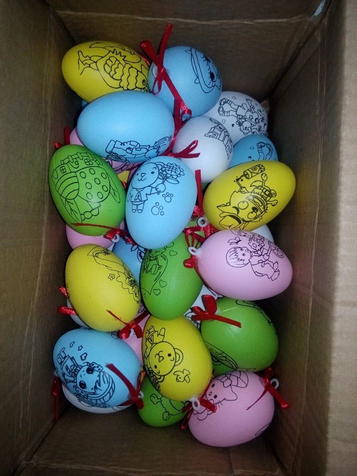 批发复活节彩蛋 手绘diy蛋 儿童创意绘画手工玩具 复活节装饰品