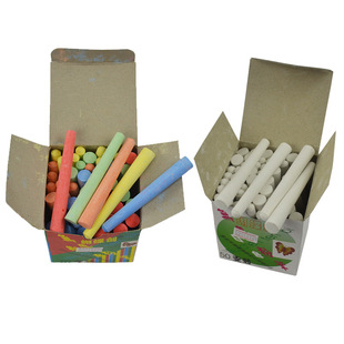 蝴蝶牌高档无尘粉笔 白色 彩色 圆柱粉笔 书写流利粉笔 02010101