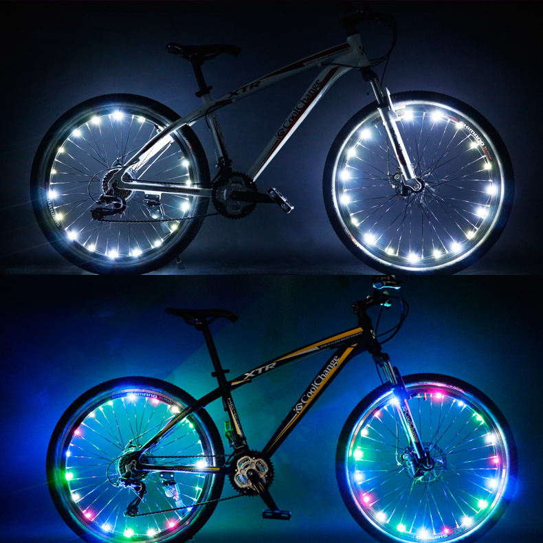 发光自行车发光灯条装饰灯串适用范围广泛