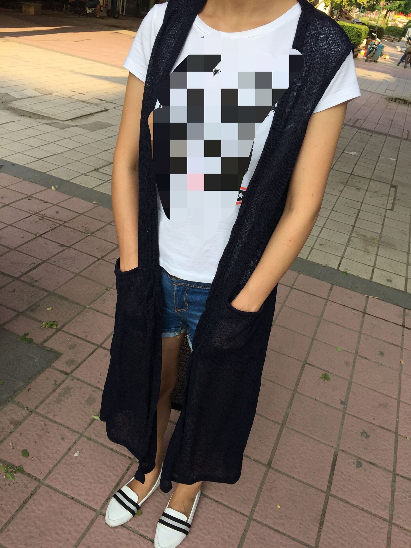 日本原单 vis 百搭必备款拉风马甲