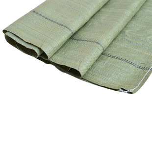 【热卖】绿色条纹灰黄色编织袋 快递包装打包袋 塑料编织袋蛇皮袋