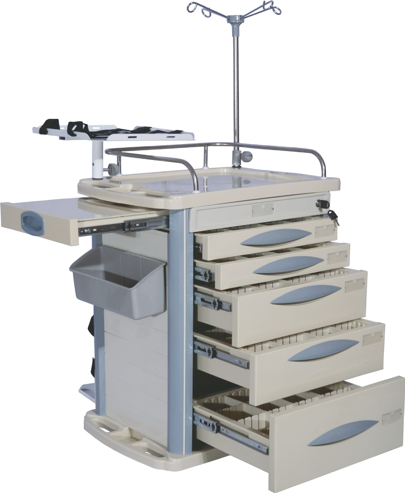厂家供应abs手术急救车/医用抢救车/送药车不锈钢 医用设备产业带