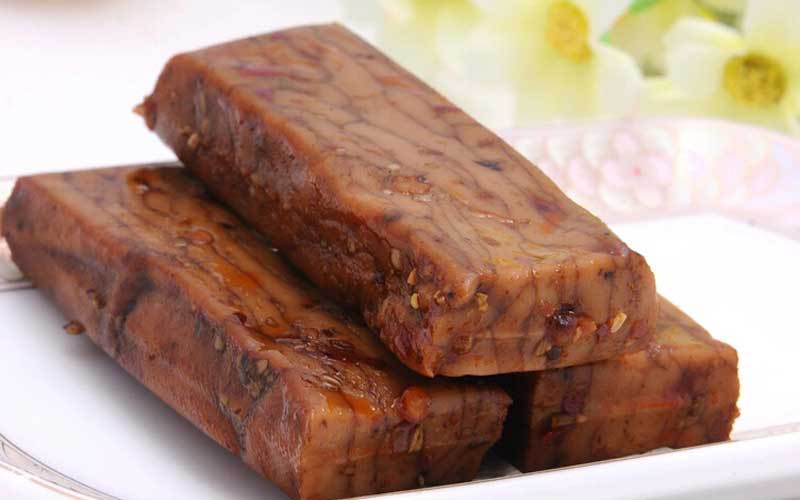 批发扁担老头八宝豆干开袋即食八宝豆干休闲零食独立包装豆干500g