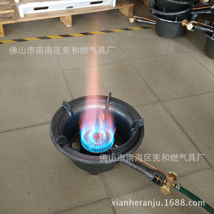 批发可移动带灶架猛火灶中压炉燃气灶商用餐馆饭堂快餐店爆炒炉灶