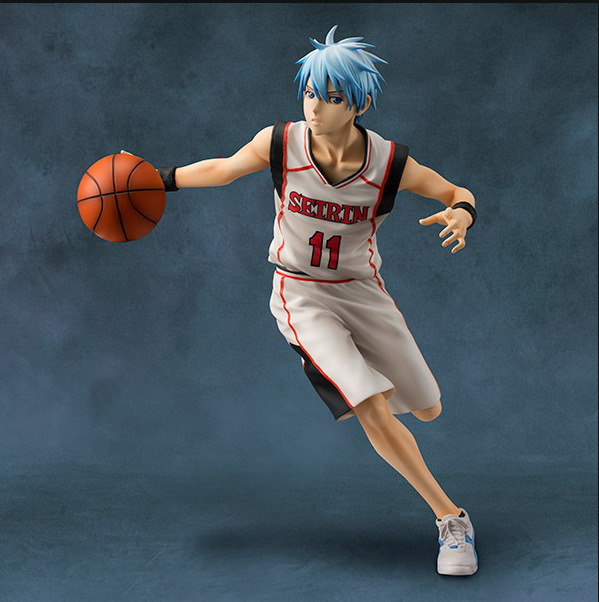 哈乐动漫手办黑子的篮球 火神大我gem黑色黑衣客场队服手办摆件